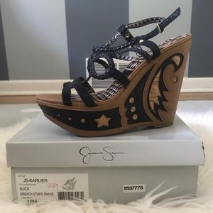 Jessica Simpson platform Wedges